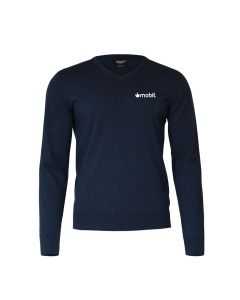 Brighton V-neck Navy - Herre